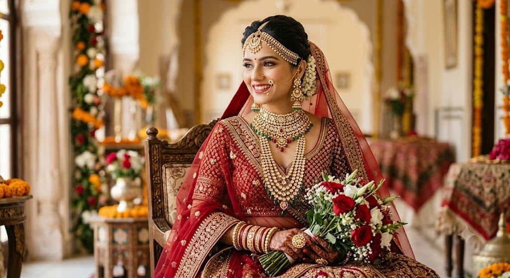 South Indian bridal jewellery editorial